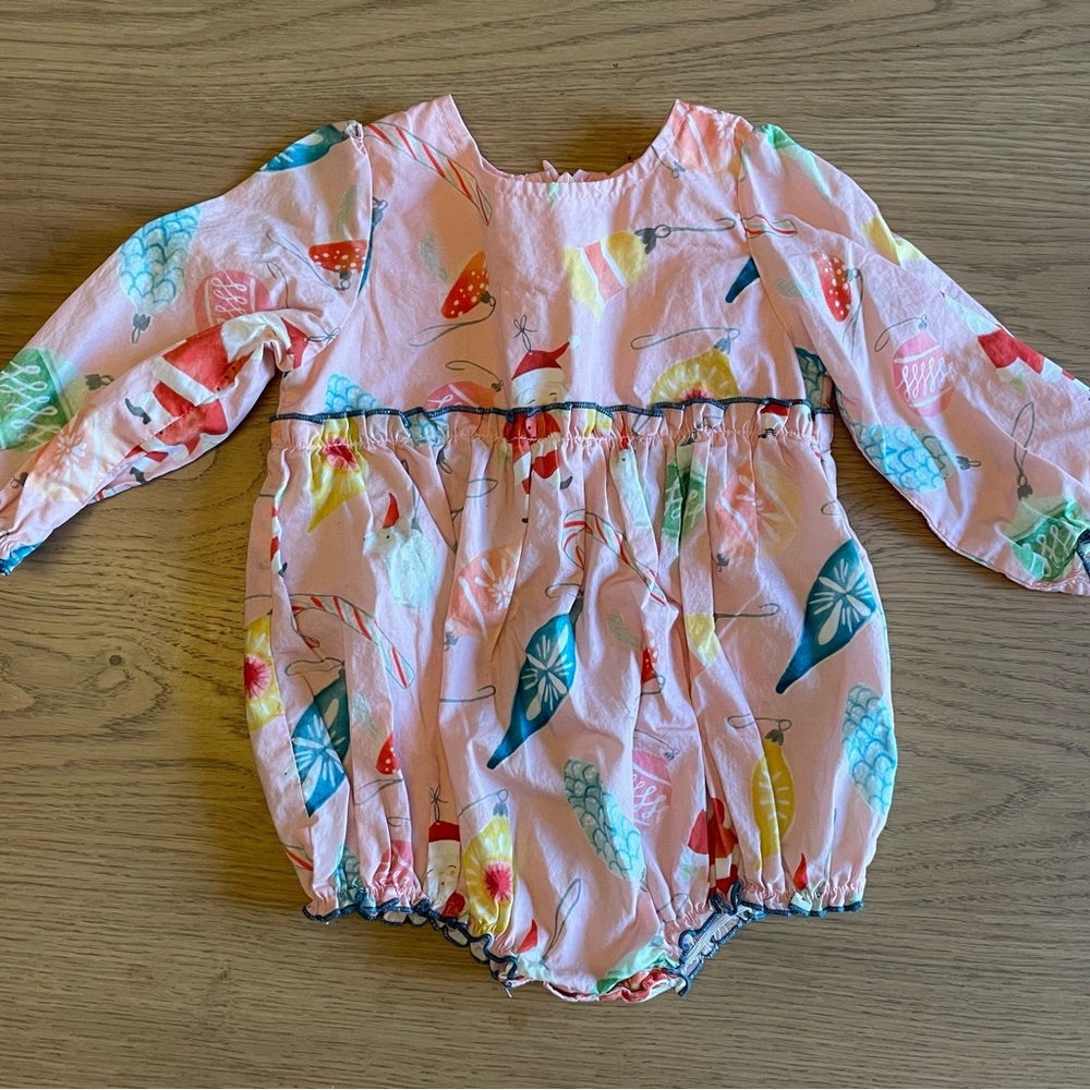Pink Chicken Baby Bubble | Christmas | Size 3-6 months